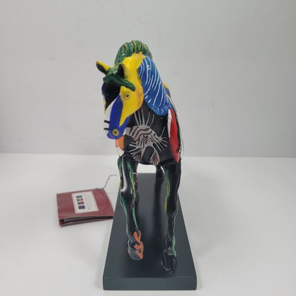 Trail Of Painted Ponies Tropical Reef Horse Figurine By Holman 2005 - Picture 5 of 7